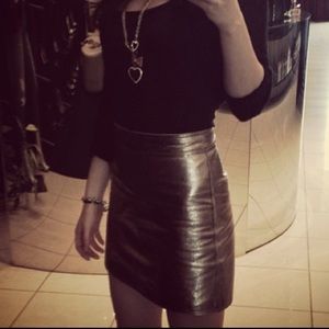 Very Rare True Leather Skirt from Robert Rodriguez!